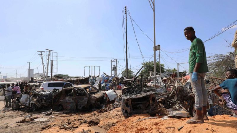 Bomb blast kills 76 in Mogadishu, Somalia's capital