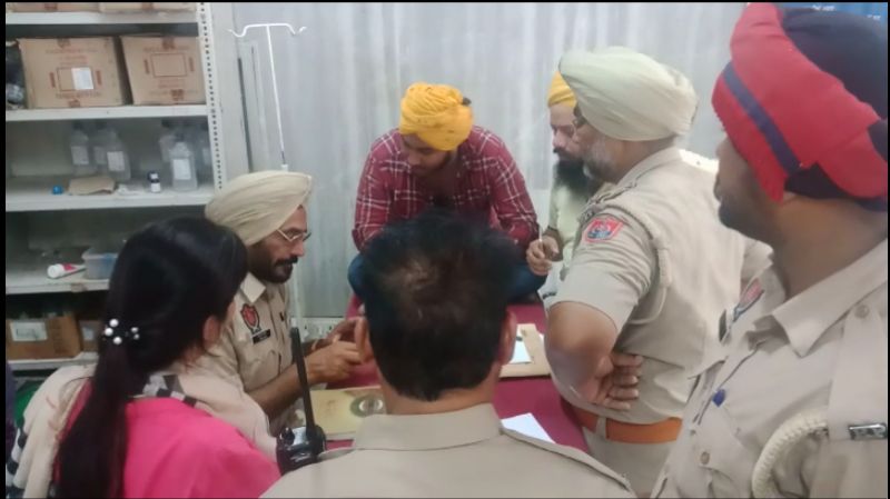 Khanna police station akali congress fight