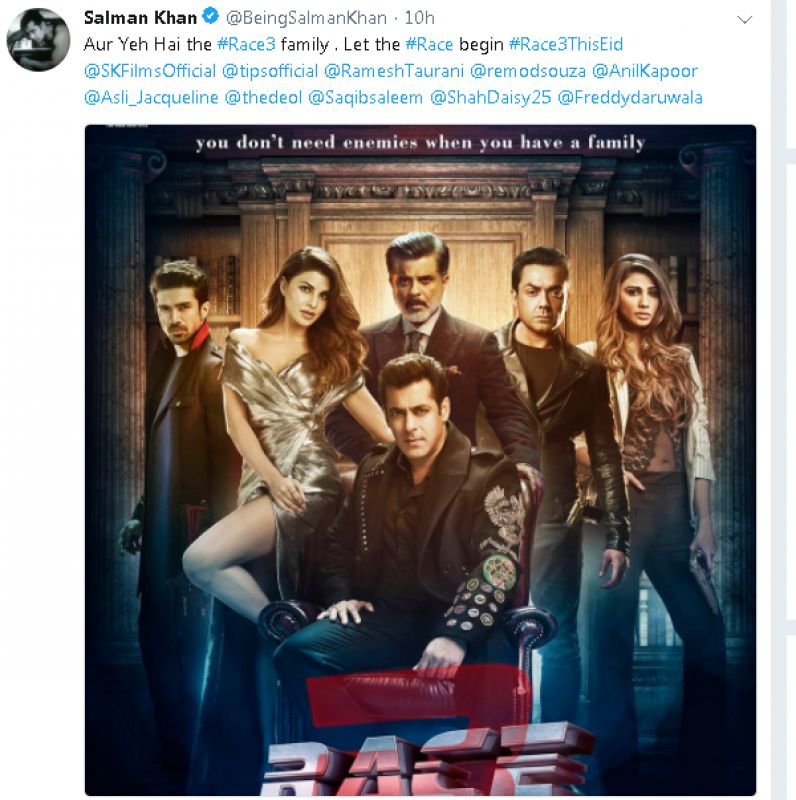 Salman Khan Team Race 3 