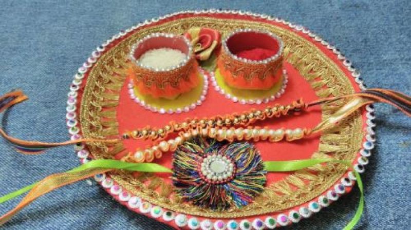 Homemade Rakhi
