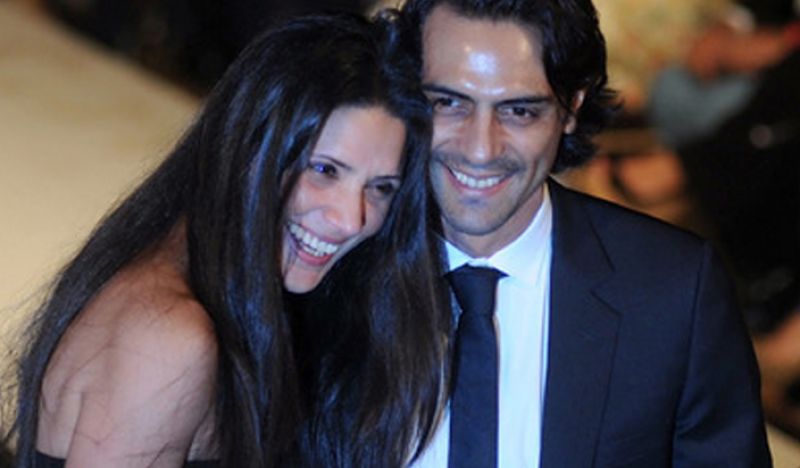 Arjun Rampal with wife