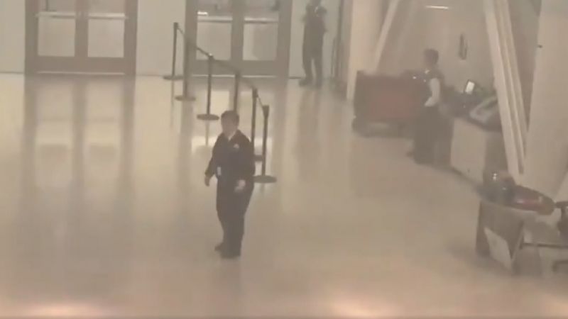 Fire at the Pearson Airport