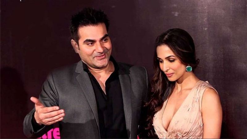 Arbaaz khan with Malaika arora