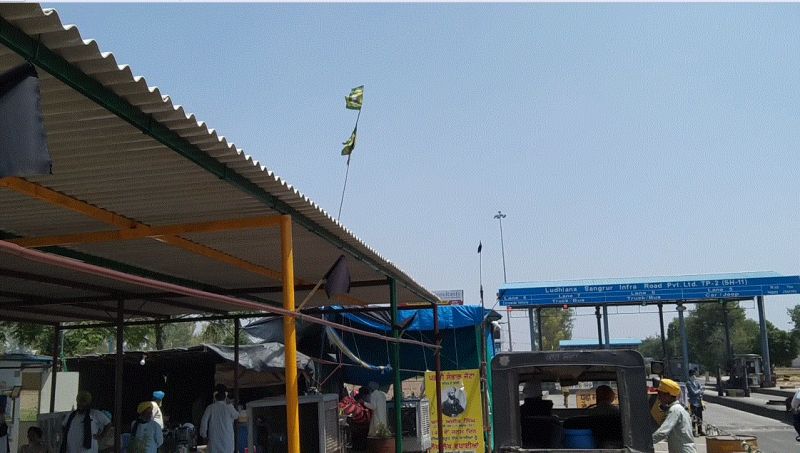Permanent sheds built by farmers in Punjab 