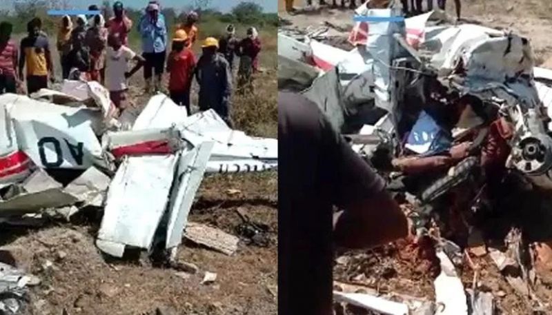 Hyderabad private flying academy helicopter crashes