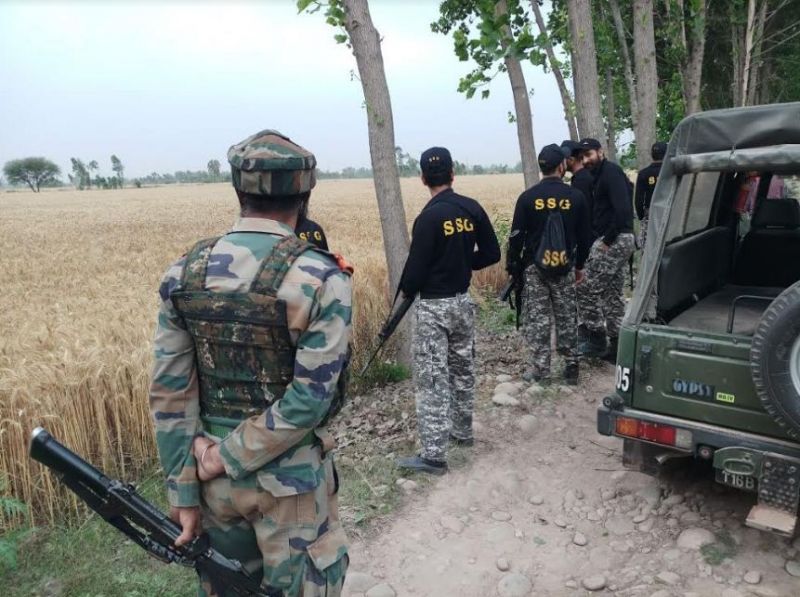 Suspected armed militants again seen in Pathankot, alert