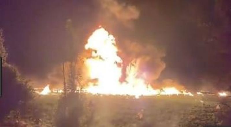 US Fuel Pipeline Blaze in Mexico