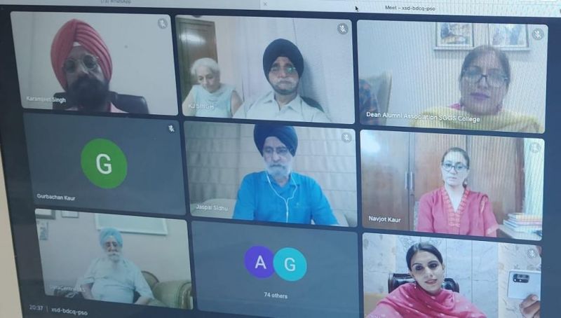 Sri Guru Gobind Singh College organizes International Virtual Alumni Meet