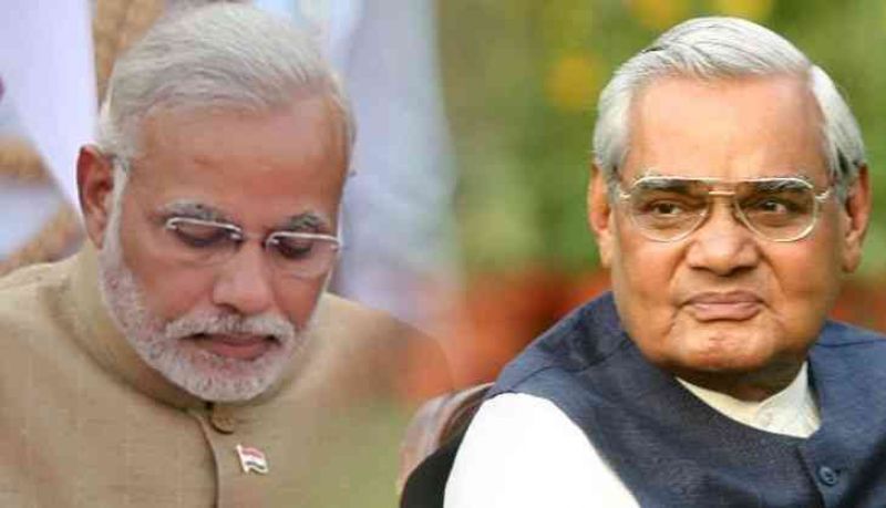 Atal Bihari Vajpayee and Narendra Modi
