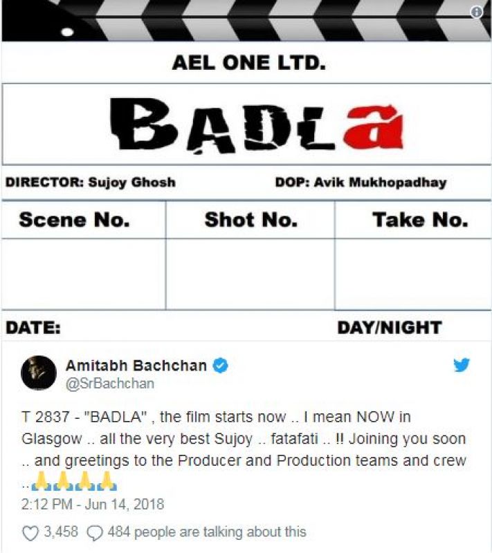 Amitabh Bachchan tweets