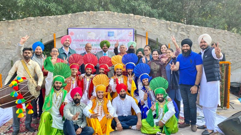 SGGS College wins First prize in Bhangra and Gidha in Zonal Youth Festival