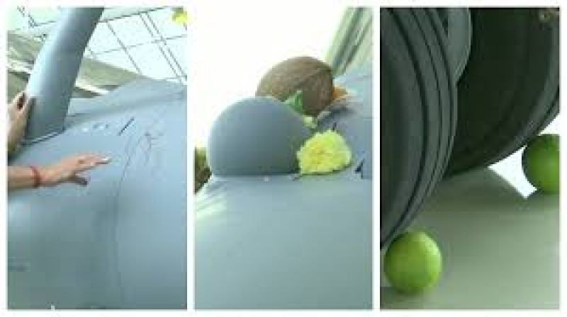 Twitter takes pff with jokes as Rajnath Singh puts lemons on new Rafale Jet