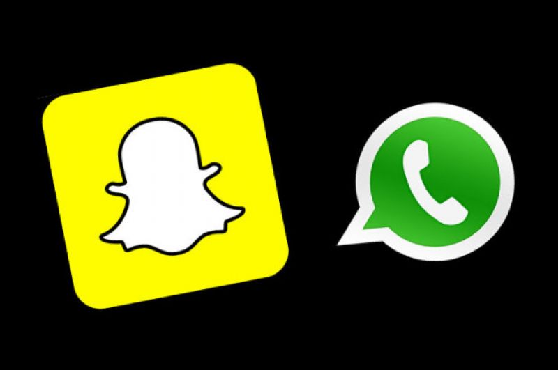 WhatsApp and Snapchat