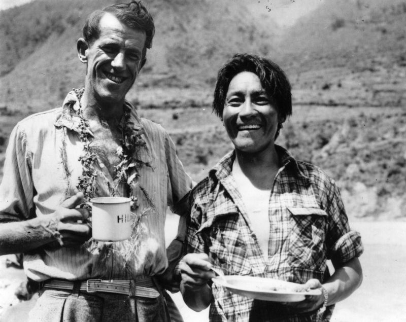 Sir Edmund Hillary and Tenzing Norgay 