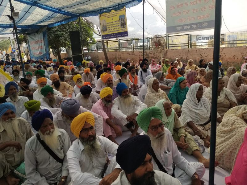 protest in longowal