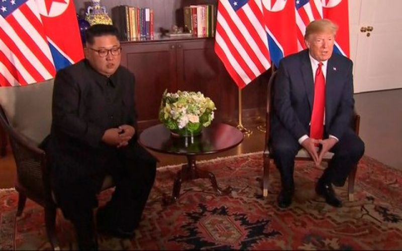 kim jing un and donald trump
