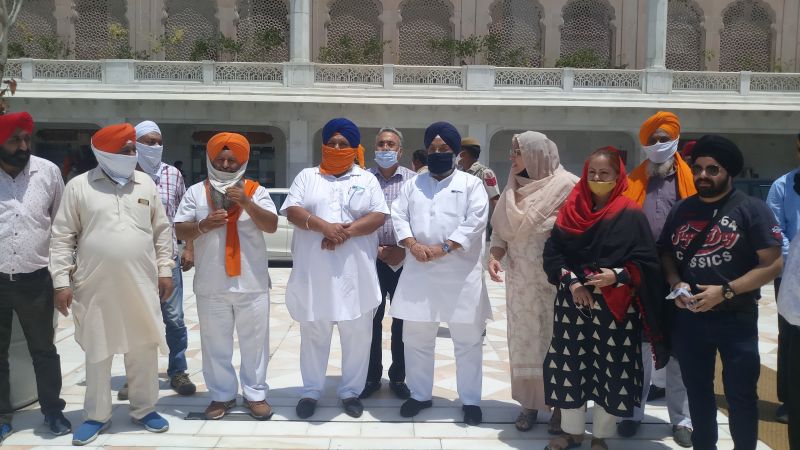 Jago Party delegation at Amritsar 