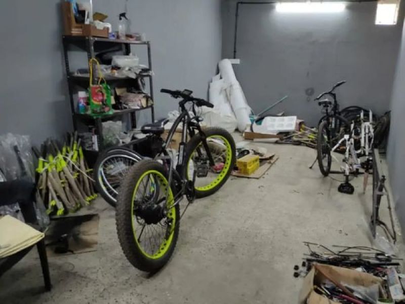 Made a bicycle for Brother