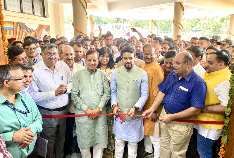 The first science center in Himachal Pradesh was inaugurated by Anurag Thakur