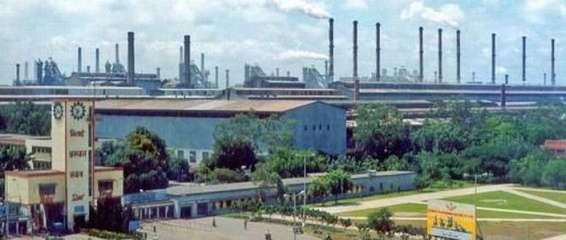 Buiding of steel plant