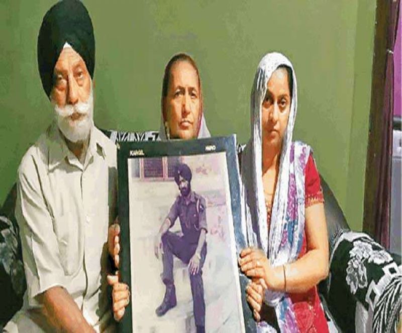 Lakhwinder Singh's Family