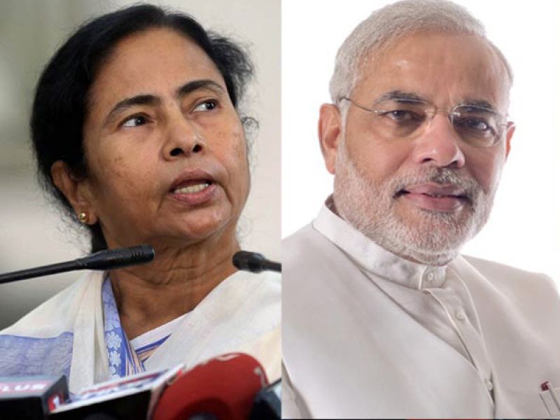Narendra Modi & Mamta Banerjee