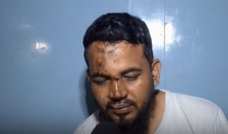 Maulvi complaints hit by car on not sayig jai shree ram