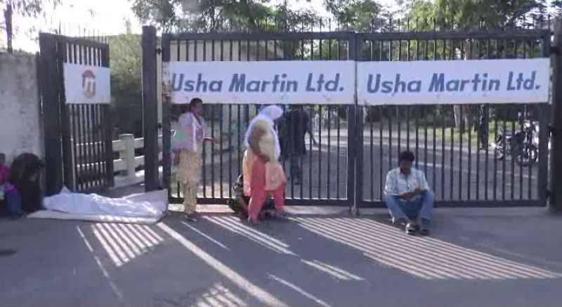Usha Martin Ltd Protest