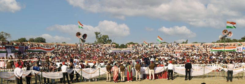 CM Channi at Fazilka