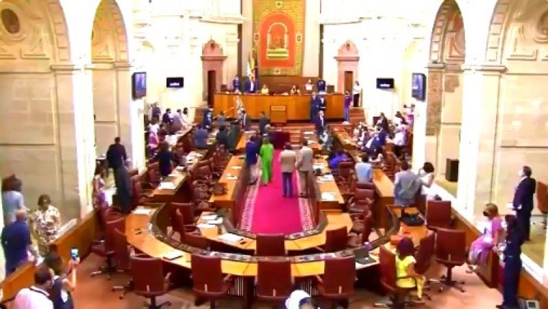 A rat in the parliament in spain