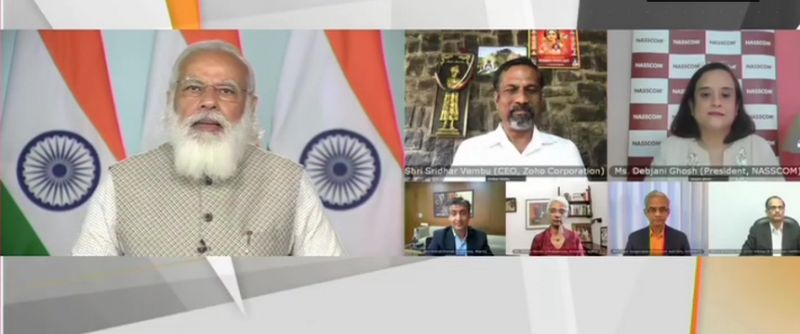  PM Modi at NASSCOM Technology & Leadership Forum