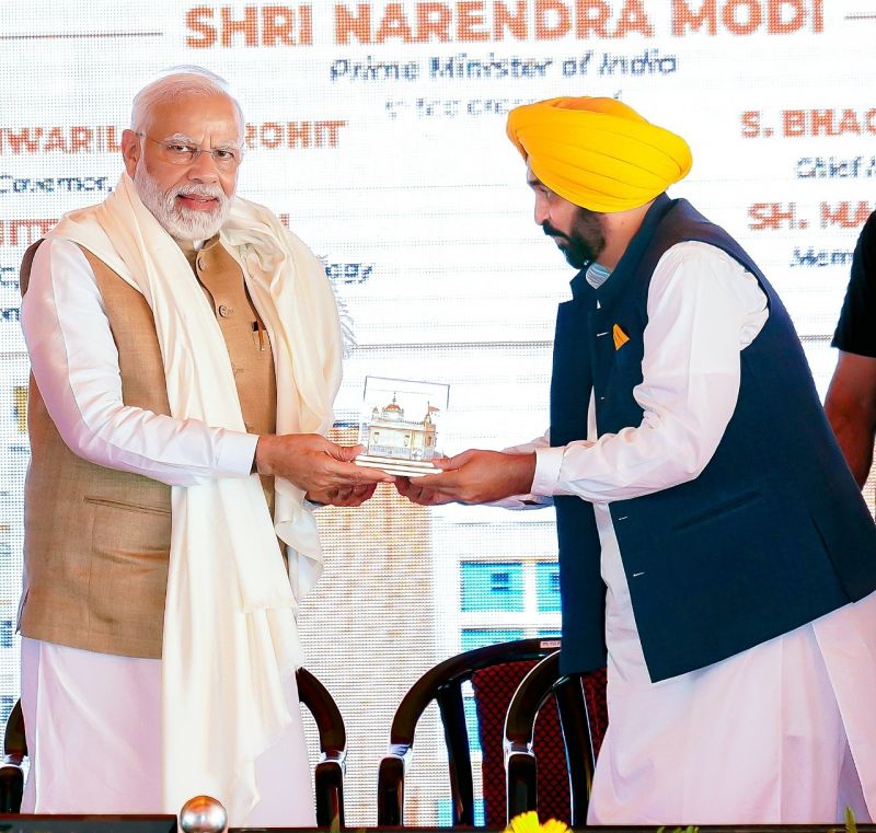 Punjab CM thanks modi for supreme gift in form of Homi Bhabha Cancer Hospital