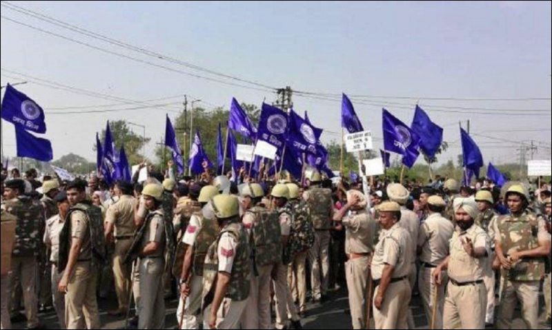 bharat bandh on social media live updates, some cities internet service suspend
