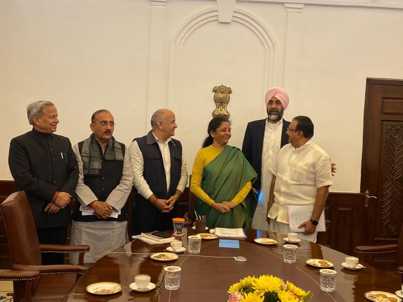 Manpreet Badal Met Nirmala Sitaraman 