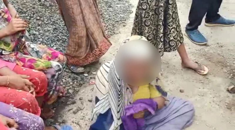 Mother brutally beaten