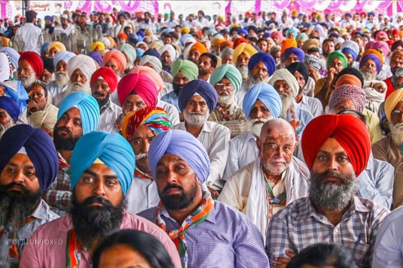 Congress election rally at Patiala and Kharar