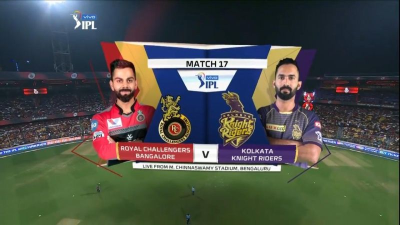 Royal Challengers Bangalore vs Kolkata Knight Riders match Today 