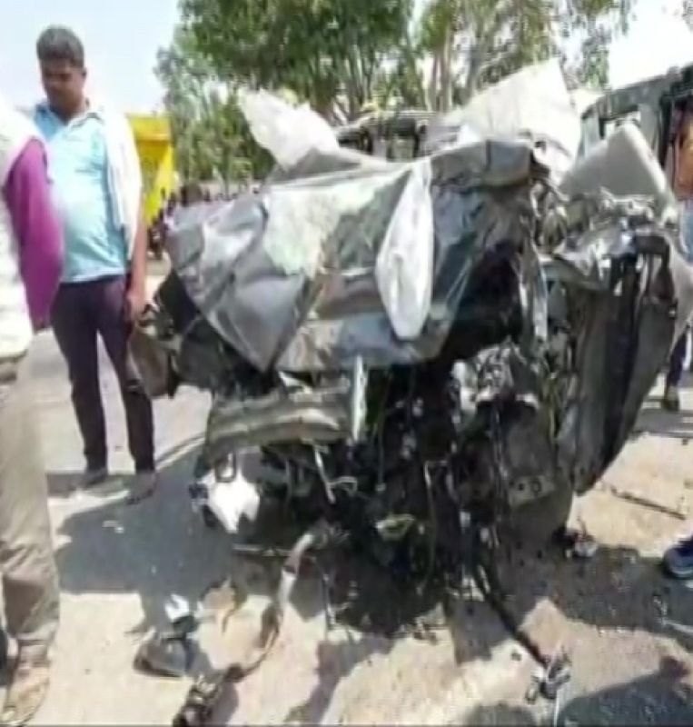 Tragic road accident in Uttar Pradesh,