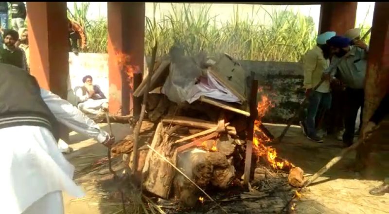 Funeral of Shaheed Manjit Singh