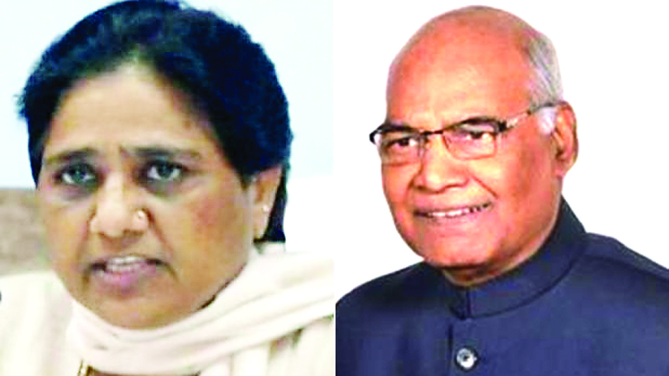 Mayawati and Kovind